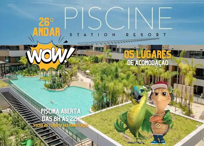 Resort, Piscina E Natureza Em Sp